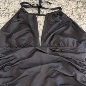Liz Claiborne swim halter one piece
